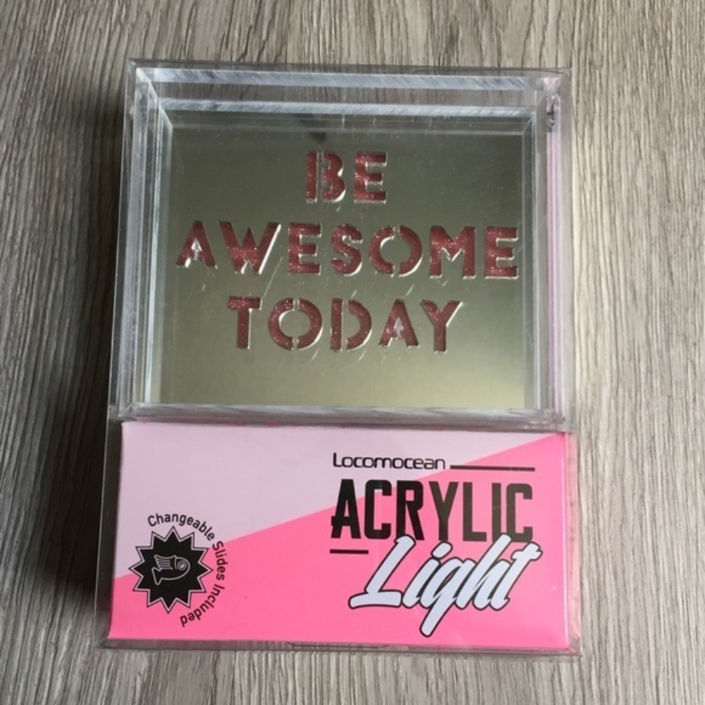 Interchanging Positive Message Light Up Room Decor